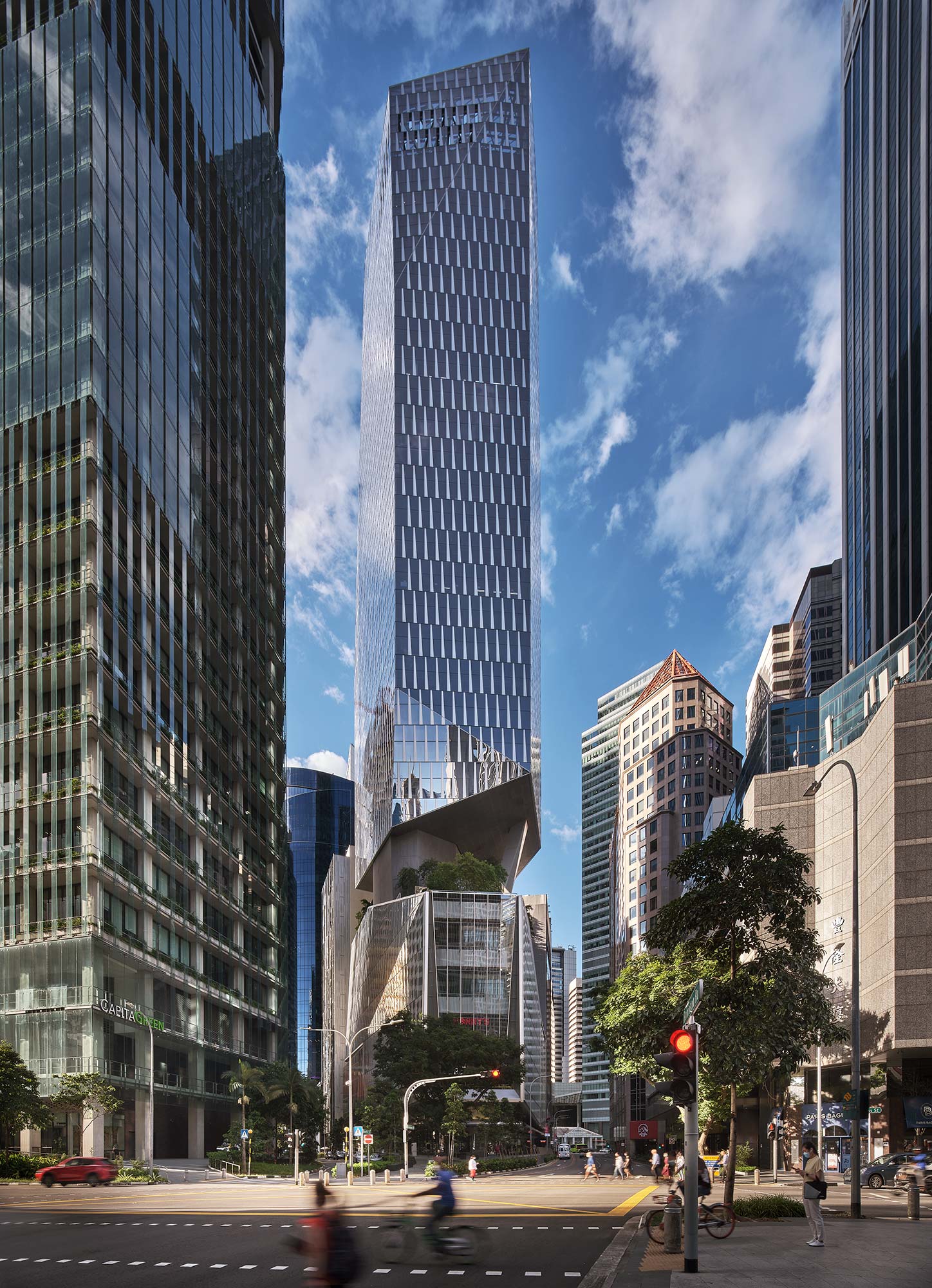 Owen Raggett, Architectural photographer Singapore. 18 Robinson, Singapore. KPF.