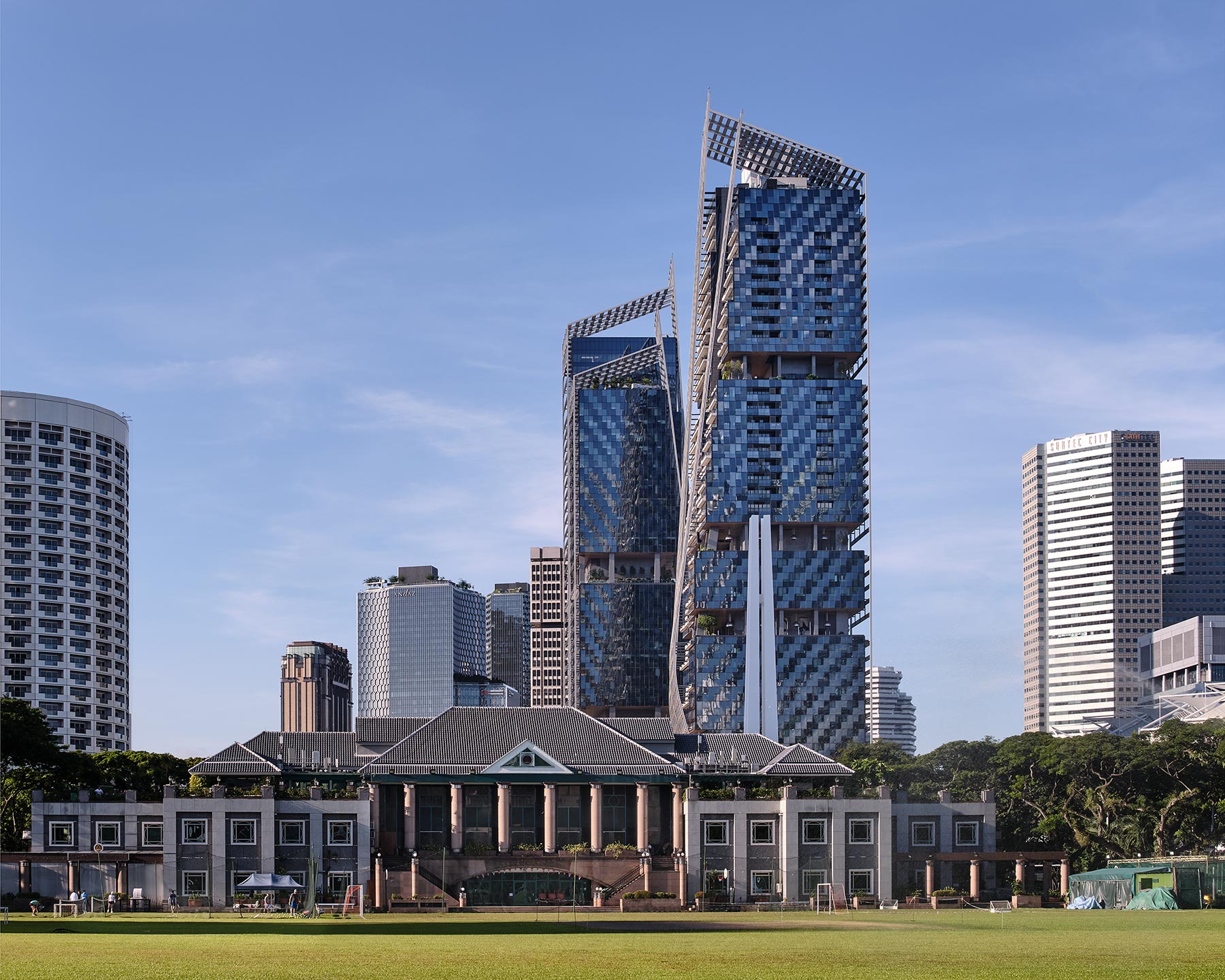 South Beach Tower, Singapore. Owen Raggett, architectural photographer, Asia