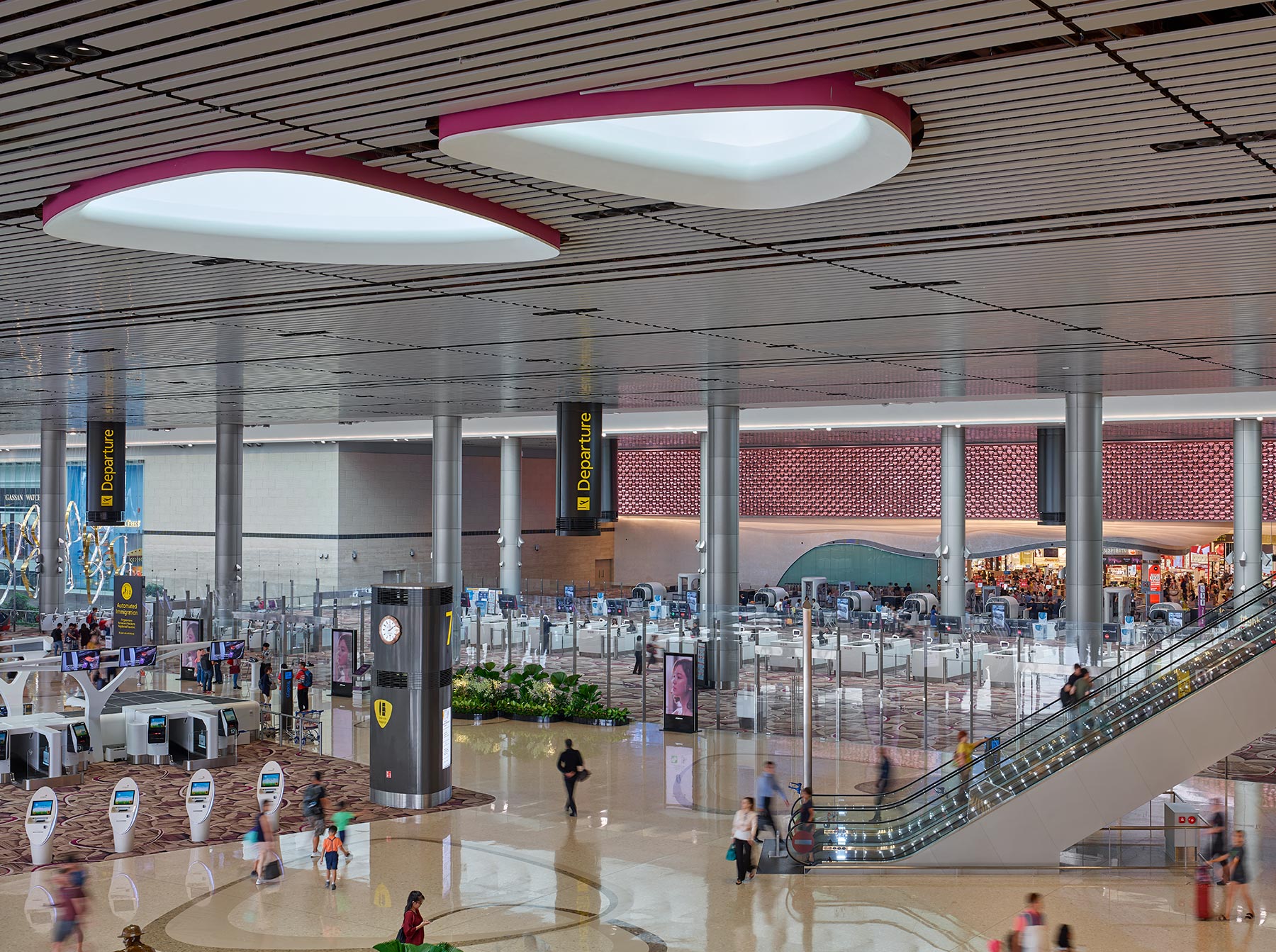 Owen Raggett. Architectural photographer, Singapore. Changi Airport Terminal 4, Singapore. 