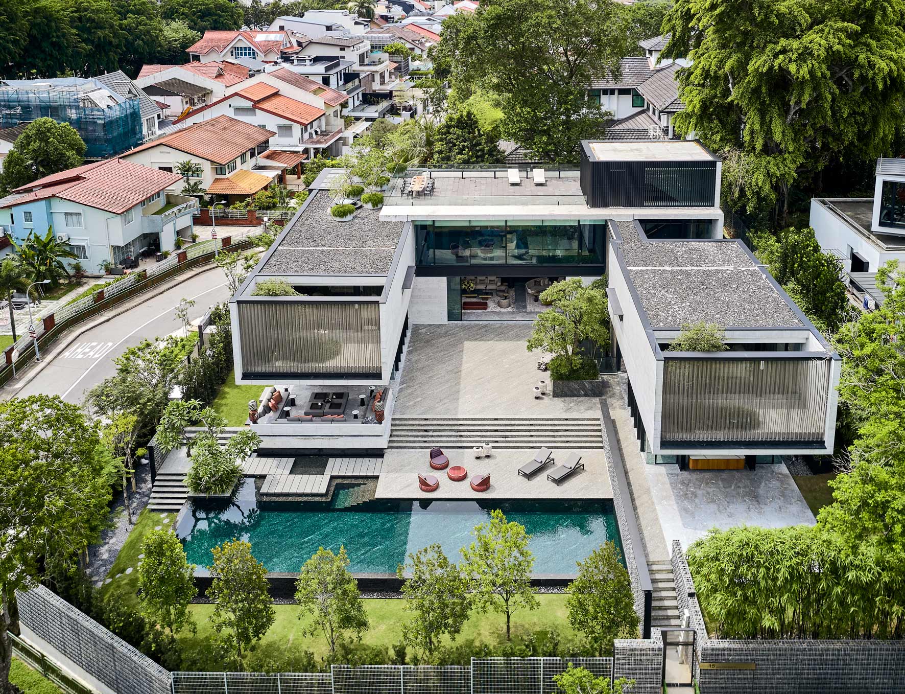 Owen Raggett,  architectural photographer Singapore. Gallop House. Architectural photographer Asia.