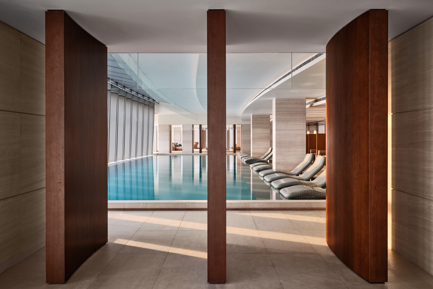 Owen Raggett,  architectural photographer Singapore. Rosewood Hotel Guangzhou, China. Architectural photographer Asia. Swimming pool