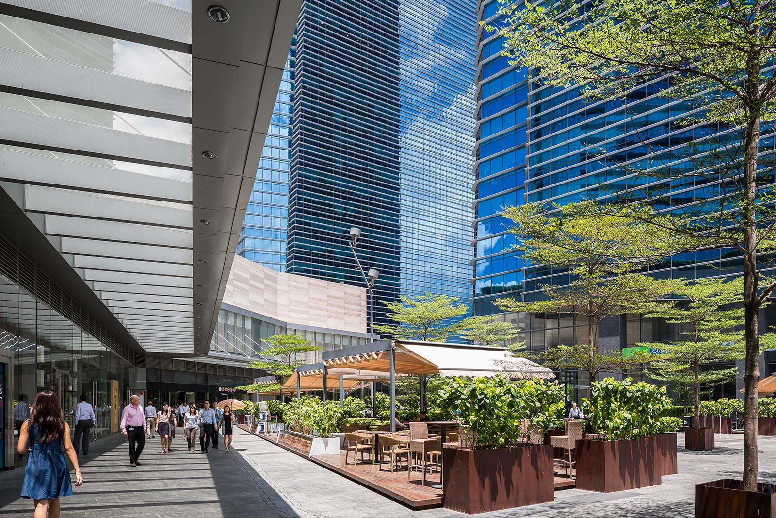 Marina Bay Financial Centre, MBFC, Singapore. Architectural photographer Asia 